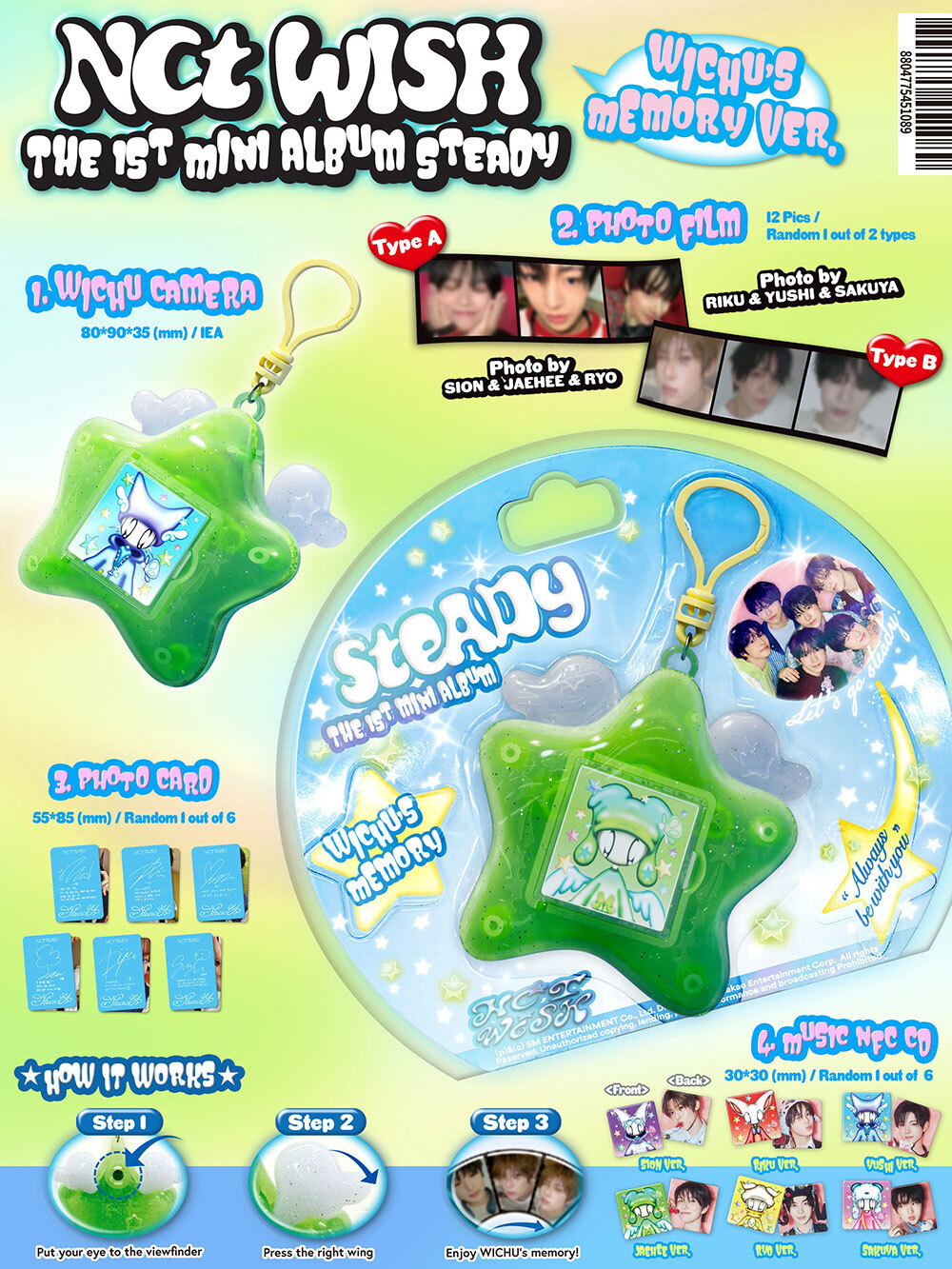 NCT WISH - Steady (Keyring Ver)