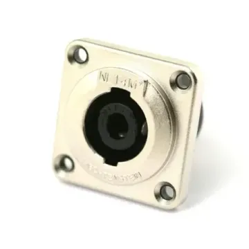 Neutrik NLT4MP панельный разъем Speakon male 4-контактный, металлический корпус