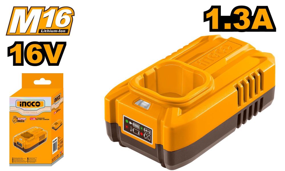 Зарядное устройство 16B 1,3A SUPER INGCO FCLI1613 INDUSTRIAL