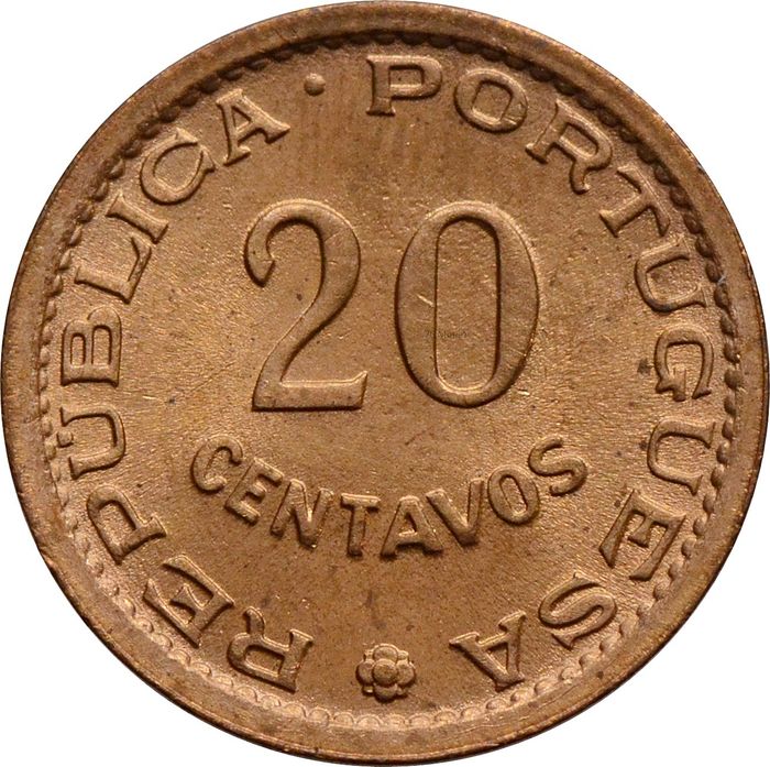 20 сентаво 1973 Мозамбик