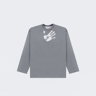 Лонгслив UNIFORM Thermo Minilogo, темно-серый/белый