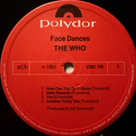 The Who - Face Dances (Скандинавия 1981г.)