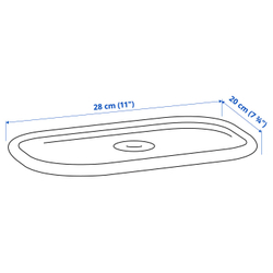 IKEA TROFAST  (ИКЕА ТРОФАСТ)  -  Крышка - белый 20x28 см