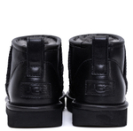 Ugg Mens Classic Ultra Mini Leather Black