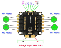 Контроллер F405 + 60A - full Stack