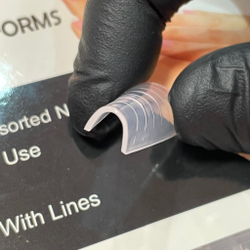 Верхние формы для наращивания PROFESSIONAL NAIL FORMS (арочный миндаль, для геля)