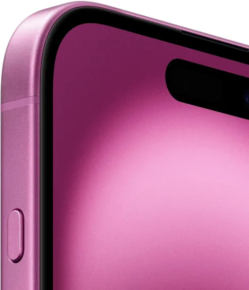Смартфон Apple iPhone 16 256 ГБ Розовый (nano SIM+eSIM) Pink