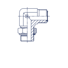 Штуцер FH90 ORFS 1 - 22x1.5