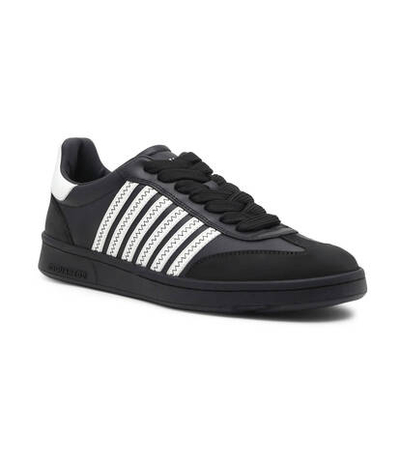 Кожаные кроссовки Dsquared2 - черный(SNM0181 11100001)