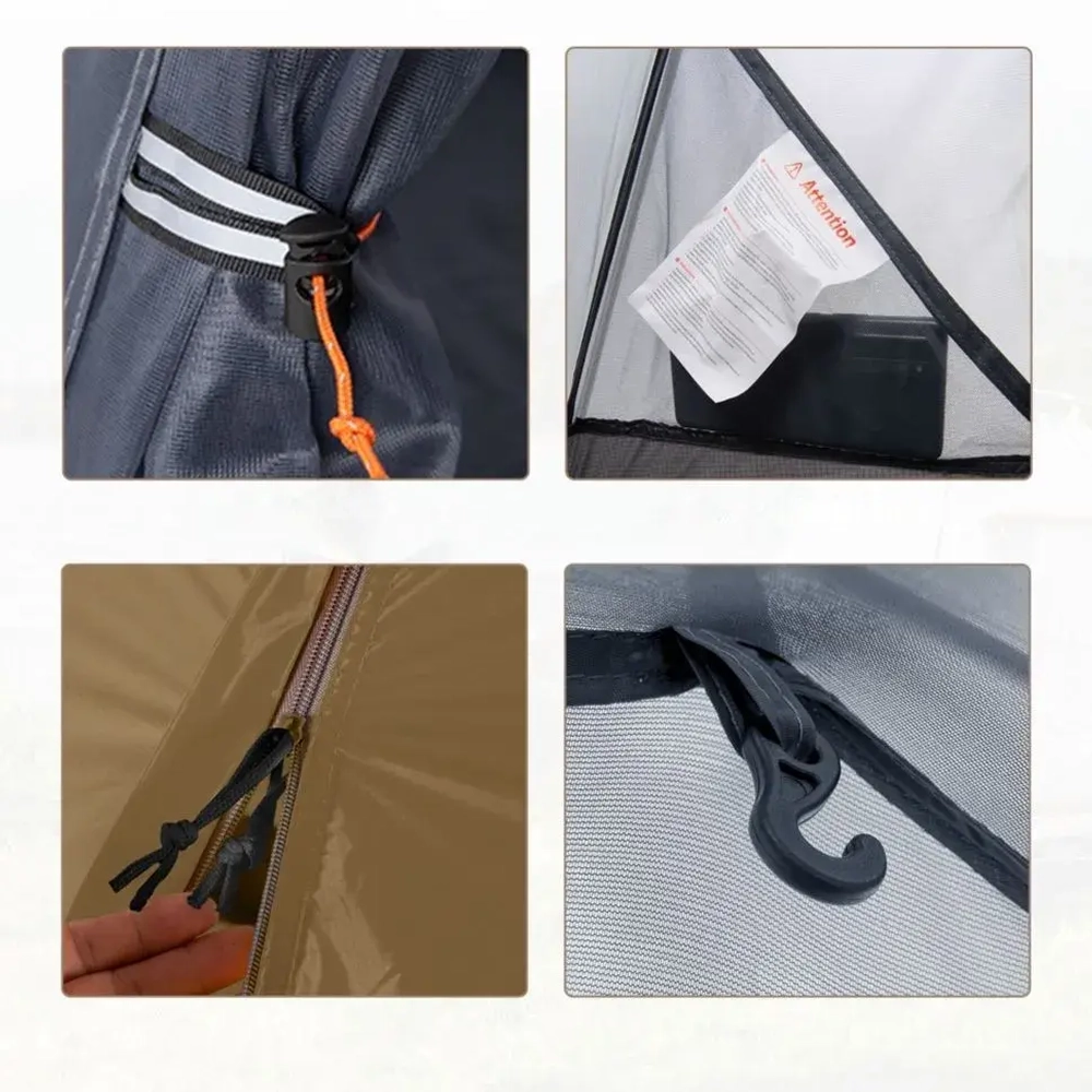 ПАЛАТКА NATUREHIKE СВЕРХЛЕГКАЯ + КОВРИК NH18A095-D, 20D