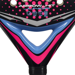 Ракетка для падел тенниса Adidas Arrow Hit Junior - white/pink