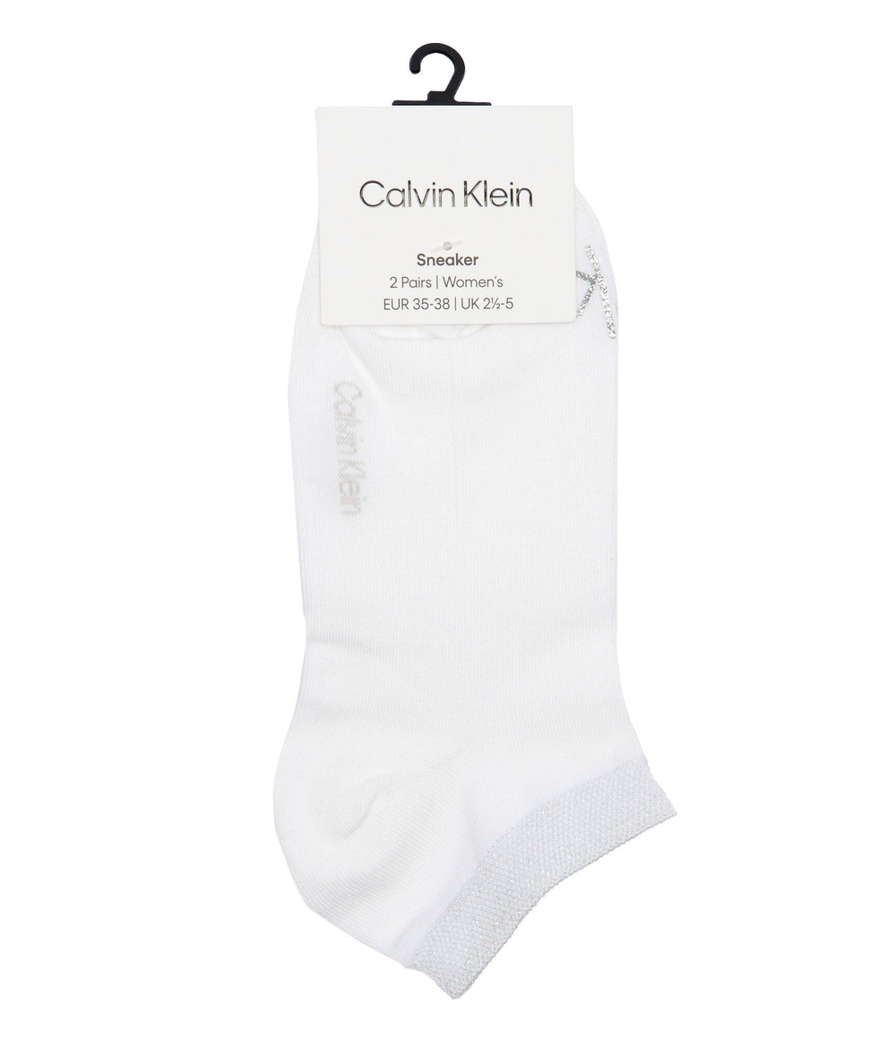 Носки/носки-следы 2 пары Calvin Klein - белый(701230614)