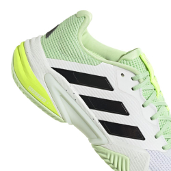Мужские кроссовки теннисные Adidas Barricade 13 M - белый, черный, зеленый