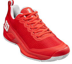 Мужские кроссовки теннисные Wilson Rush Pro 4.5 Clay - красный