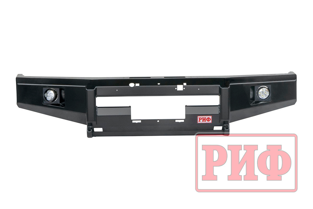 Бампер передний Toyota Land Cruiser 76/78 2007+ c доп. фарами, под штатную лебедку и расширители РИФ
