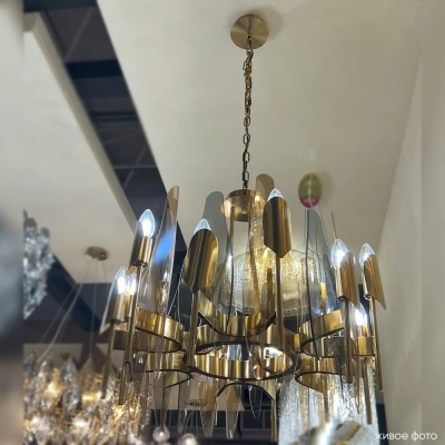 Люстра Crystal Lux CASA SP-PL12 BRASS 1350/312