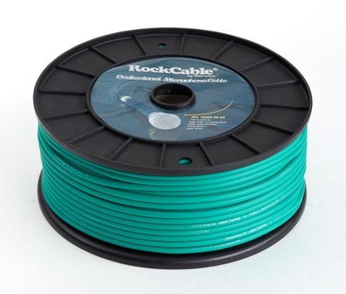 Rockcable RCL10304 D7 GR кабель микрофонный балансный, витой медный экран, Ø=7 мм, зелёный