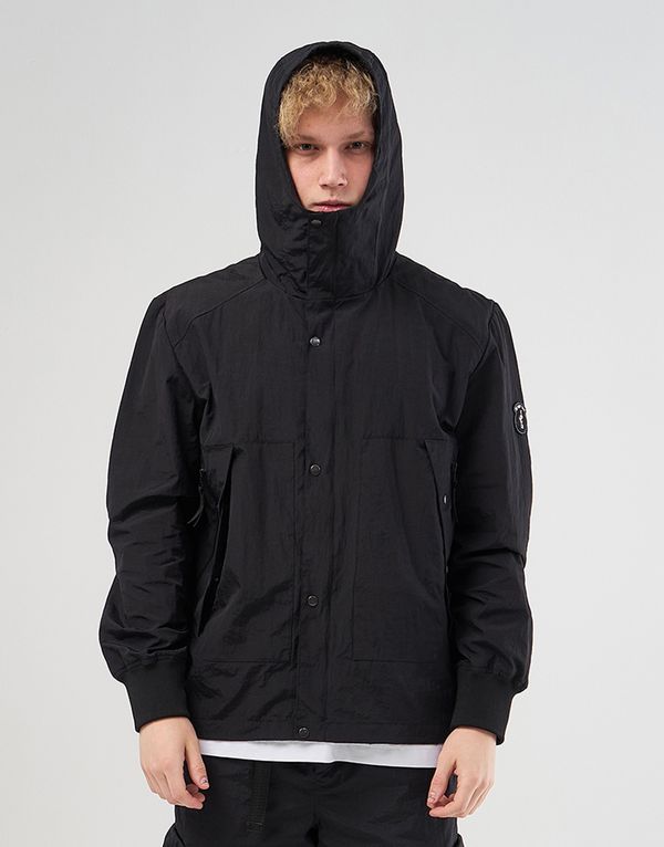 Ветровка We Don’t Care Crinkle Nylon Windrunner Jacket Black - фото 1