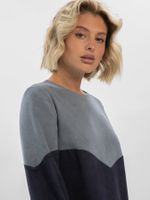Платье Игра на контрасте (синее) П16405-1М LT Collection