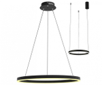 08212,19A(3000K) Подвесной светильник ТОР черный d40 h150 Led 24W (3000K) 2 типа крепления. ТМ Kink Light