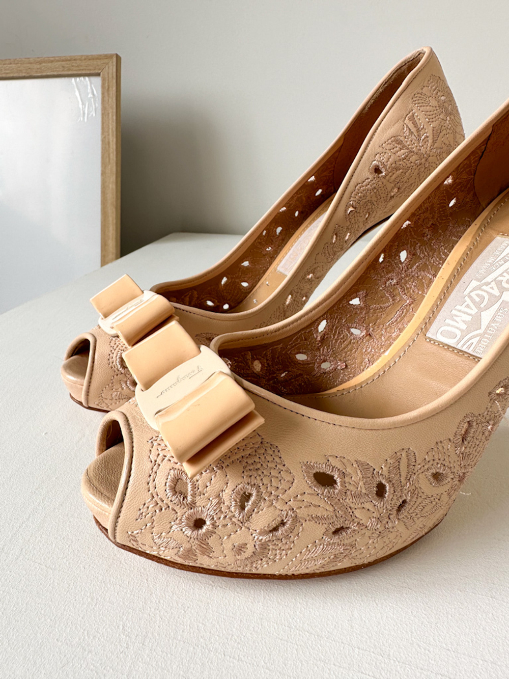Кожаные туфли Salvatore Ferragamo, 38