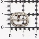 Пряжка ременная металл 10.0 мм (внешн. 11х14 мм), 10 шт, никель НР9229