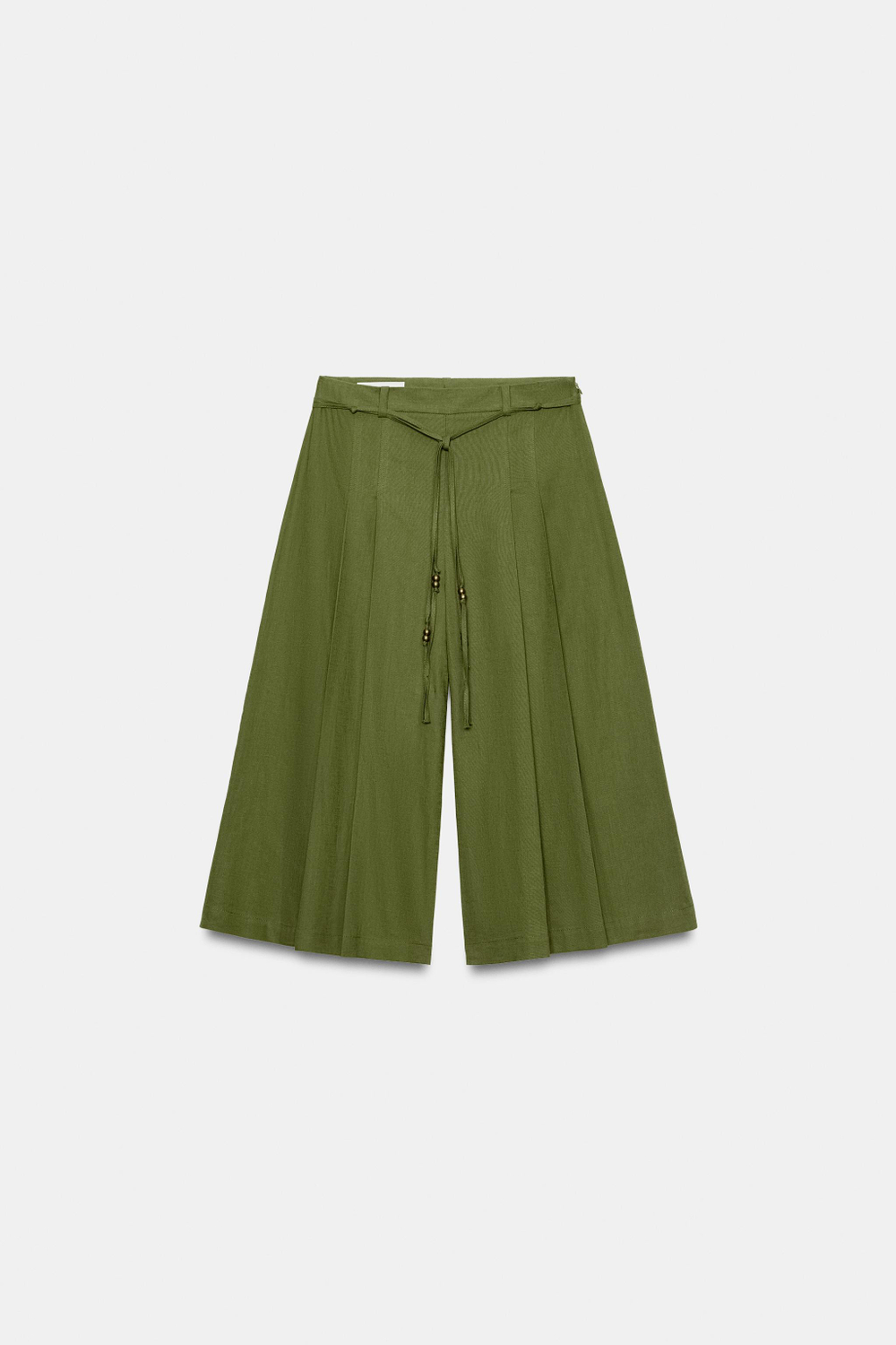 ДЛИННЫЕ ШОРТЫ С РЕМНЕМ С БУСИНАМИ — ZARA