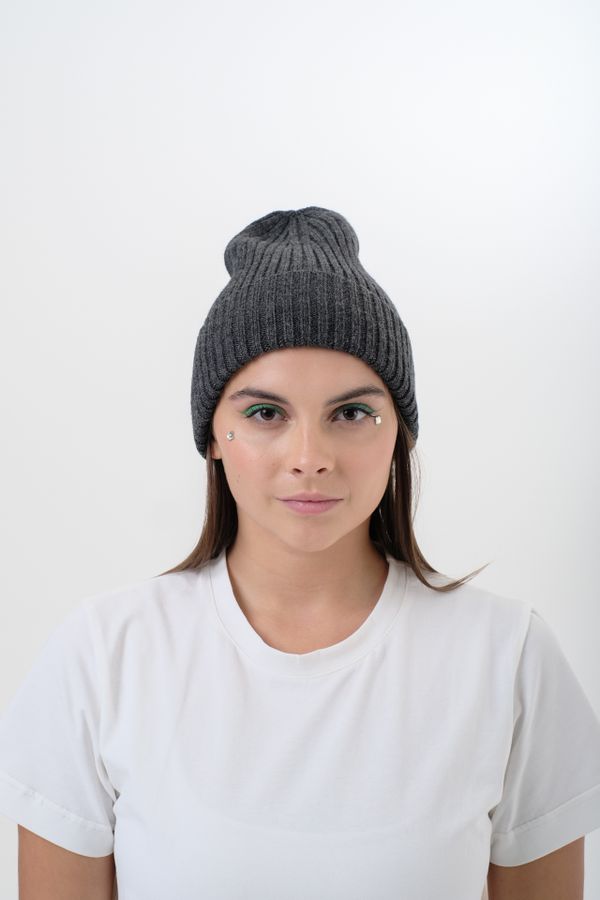 Шапка Ordinary Beanie Серая - фото 4