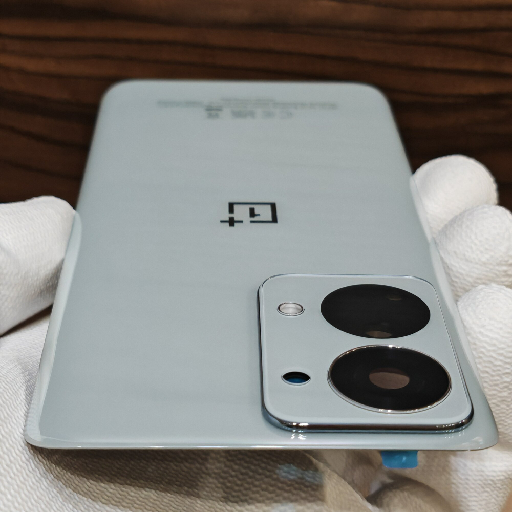 Крышка для OnePlus Nord 2T оригинальная (заднее стекло) цвет: Светло-Зелёный