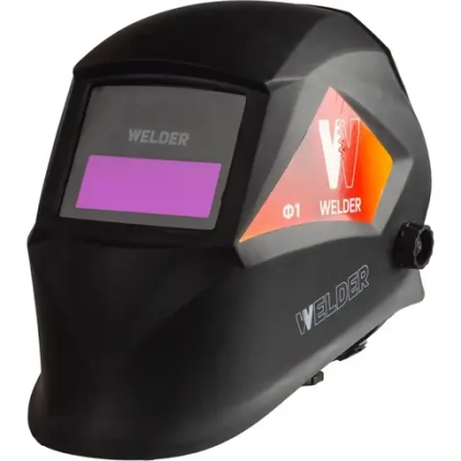 Маска сварочная WELDER PRO Ф1 СБ Хамелеон 90x35 мм, DIN 3/11, в пакете WDP-Ф1-СБ-П