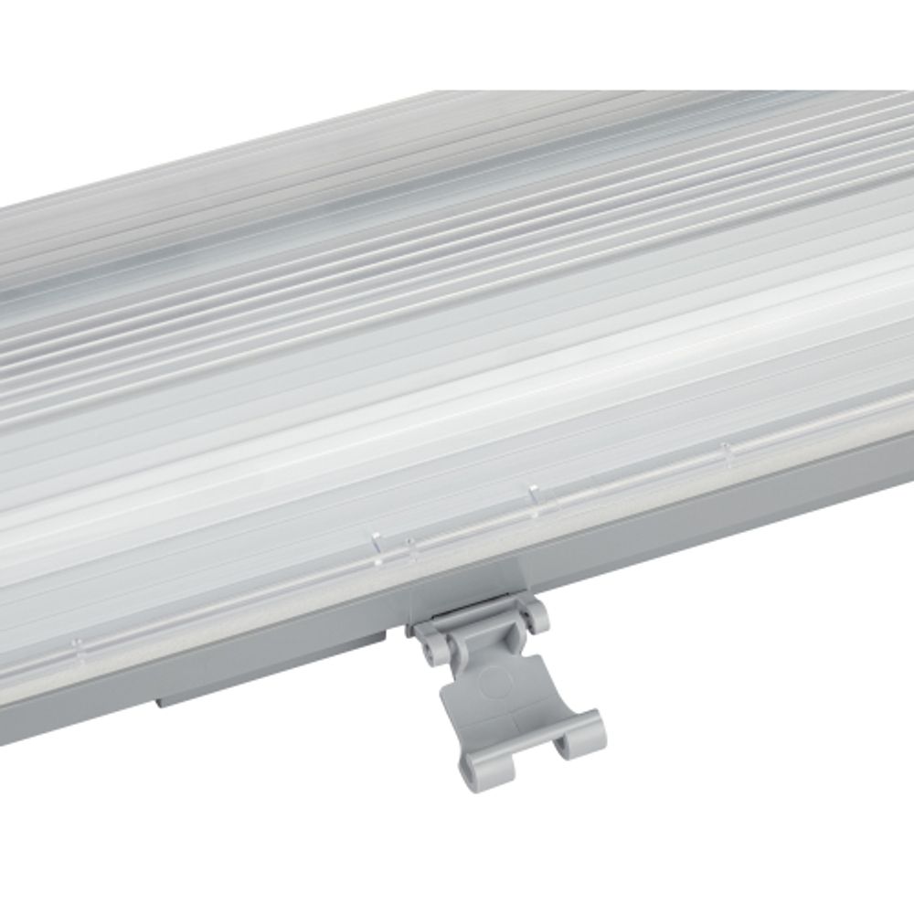 Светильник ЭРА SPP-103-0-002-120 IP65 под 2 светодиодные лампы T8 G13 LED 2x1200 транзитный 1,5 кВт в линию | Линейные IP65 под лампу T8 LED