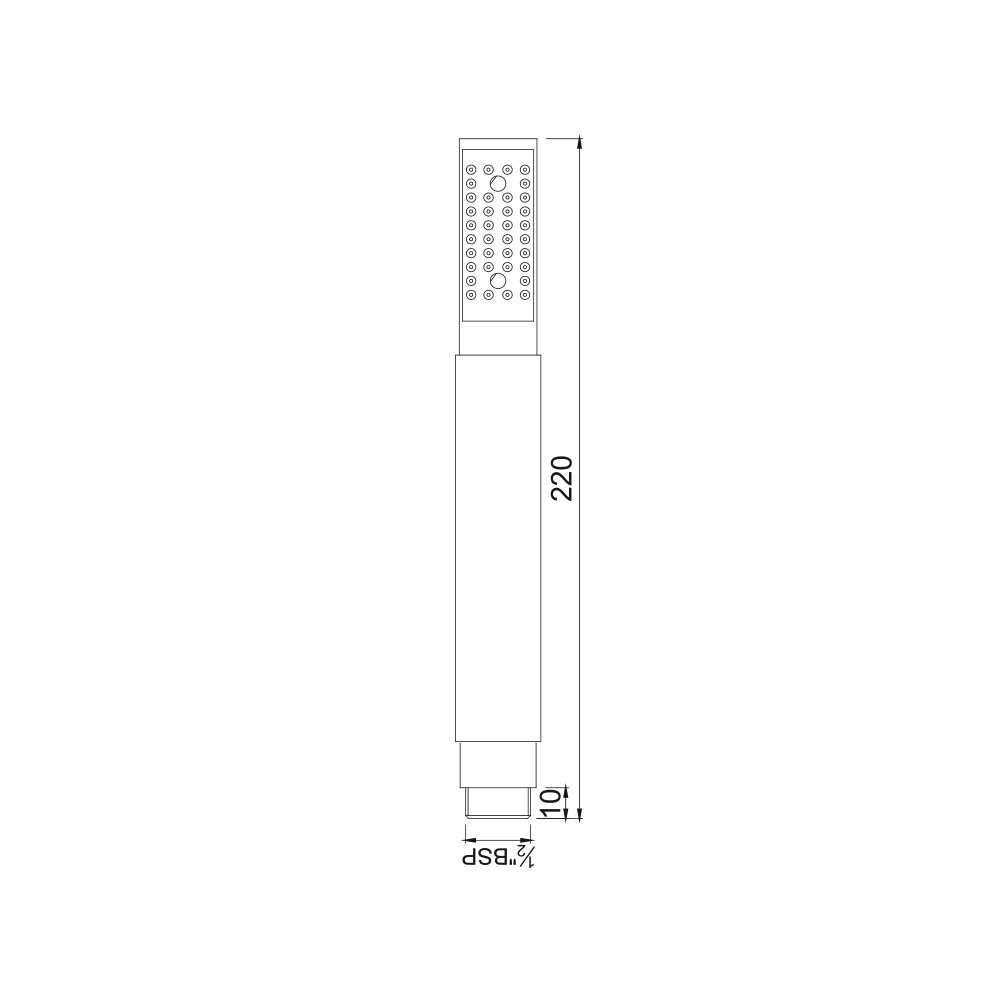 Ручной душ Jaquar HSH-CHR-5537N