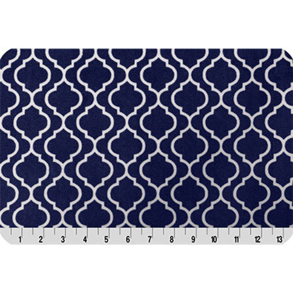Плюш (ткань) Peppy Trellis 440 г/м², 48х48 см, Navy Плюш (ткань) Peppy Trellis 440 г/м², 48х48 см, Navy