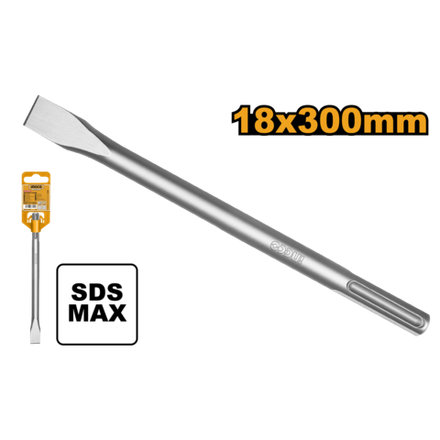 Зубило плоское SDS-Max INGCO DBC0222801 18x300x25 мм