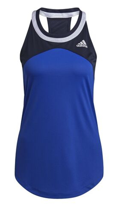 Женский топ теннисный Adidas Club Tank W - bold blue/legend ink/white