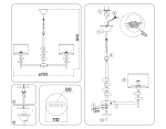 Светильник подвесной LH71321/5 SN/WH никель/белый E14/5 max 40W D700*850
