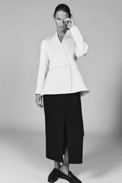 ДВУБОРТНЫЙ АТЛАСНЫЙ БЛЕЙЗЕР — ZARA