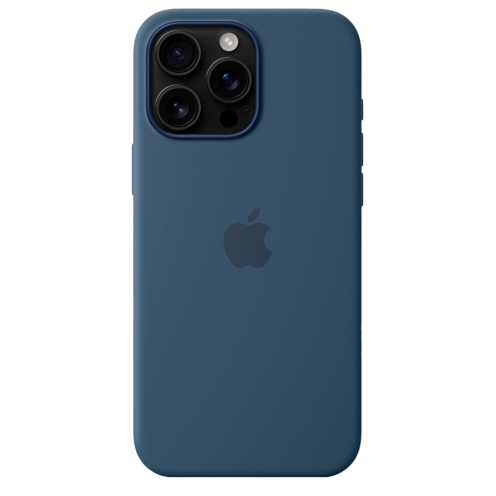 Силиконовый чехол с поддержкой MagSafe Apple Silicone Case для iPhone 16 Pro Max, Denim (Деним)