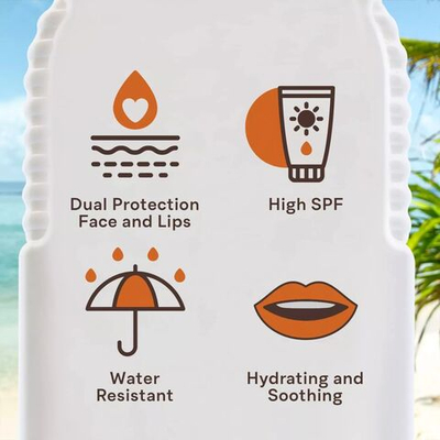 Набор Malibu Крем для лица Spf 50 (40 мл) и бальзам для губ Spf 30 (5 г), Великобритания