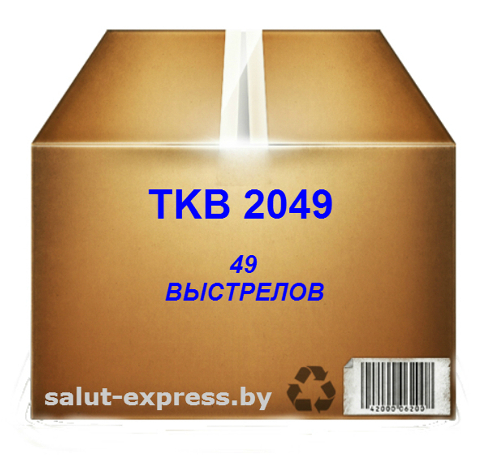 Батарея салютов Tkb2049 (TKB2049) от ТК сервис, 49 выстрелов, 50 мм