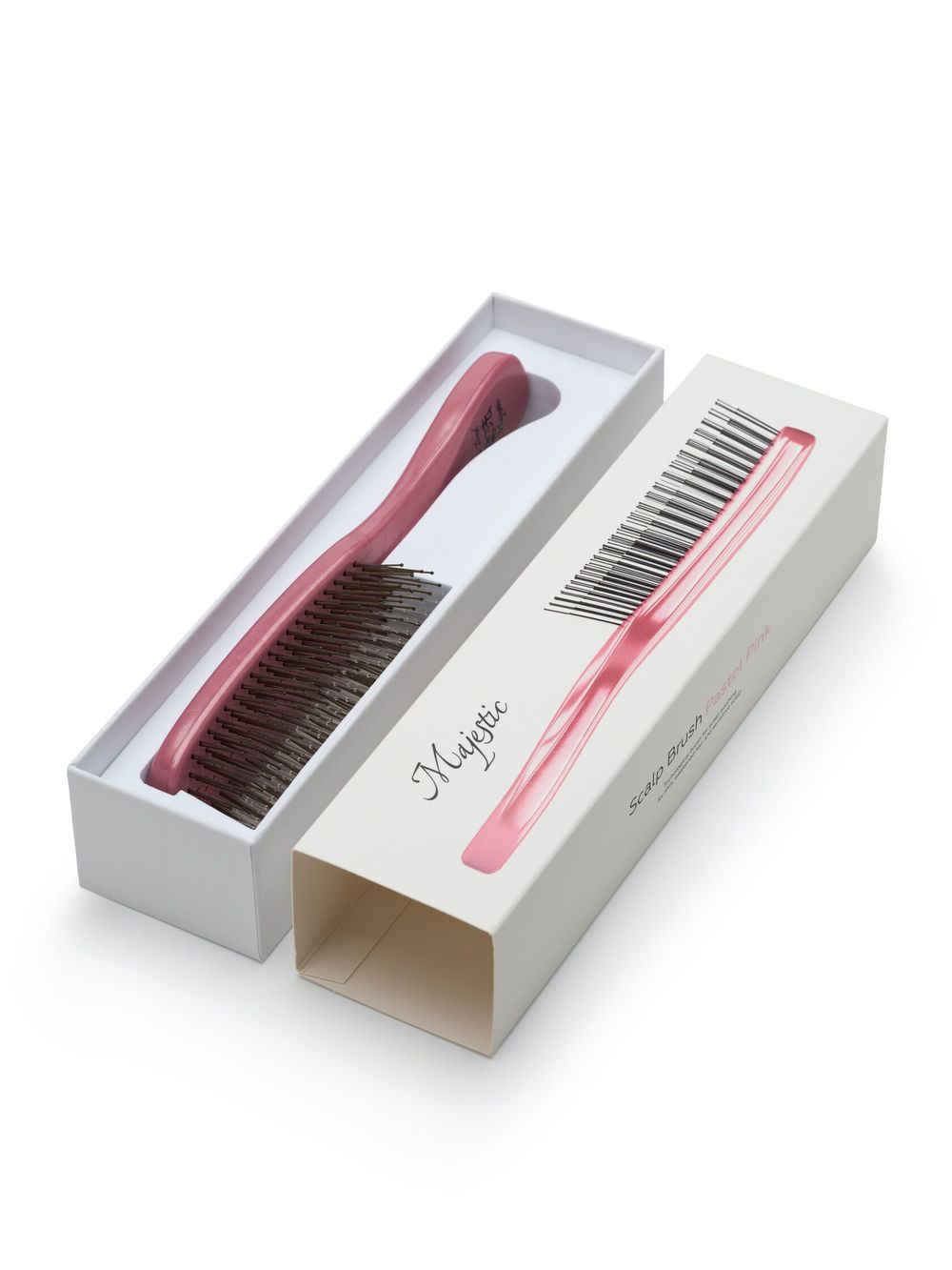 Расческа Majestic Scalp Brush розовый жемчуг