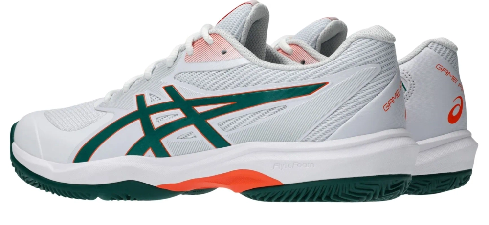 Мужские кросовки для Padel Asics Game FF Padel - white/jewel green