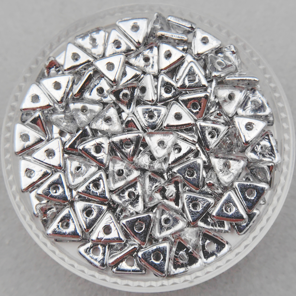 Бусины Tri-bead 4 мм, цвет Лабрадор (Crystal Labrador)