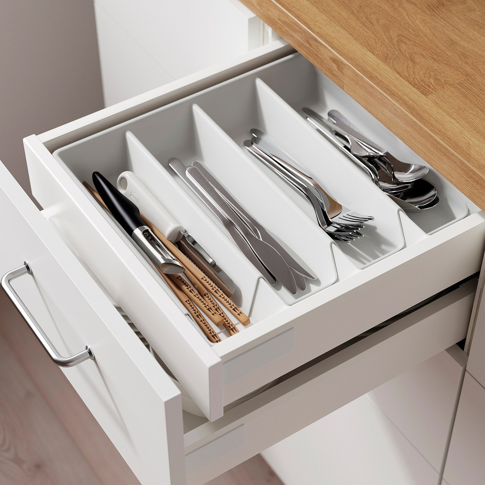 IKEA VARIERA  (ИКЕА ВАРИЕРА)  -  Вкладыш для столовых приборов - регулируемый 30-52х47 см