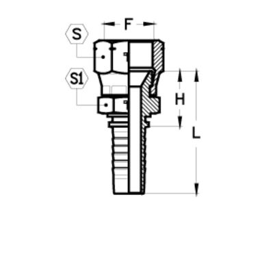 Фитинг DN 16 JIS 24x1.5