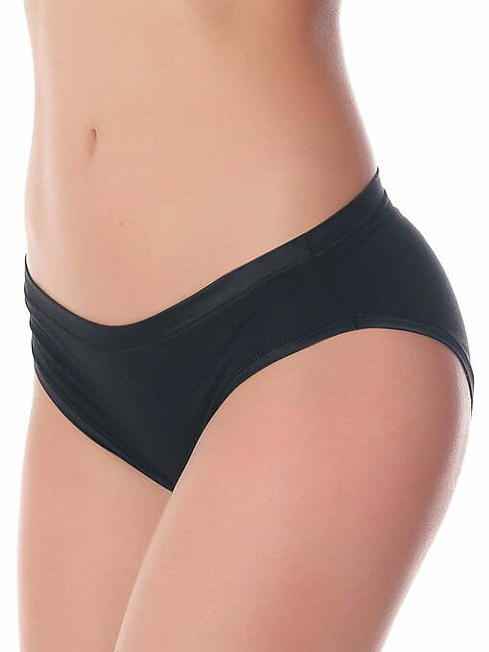 Трусы женские бикини Aura Satin черный