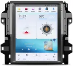 Магнитола для Toyota Fortuner 2015-2022 (климат) - Kuberg ZF-1238-GE вертикальный экран в стиле "Тесла" на Android 13, Быстрая, CarPlay, 360, 4G SIM-слот