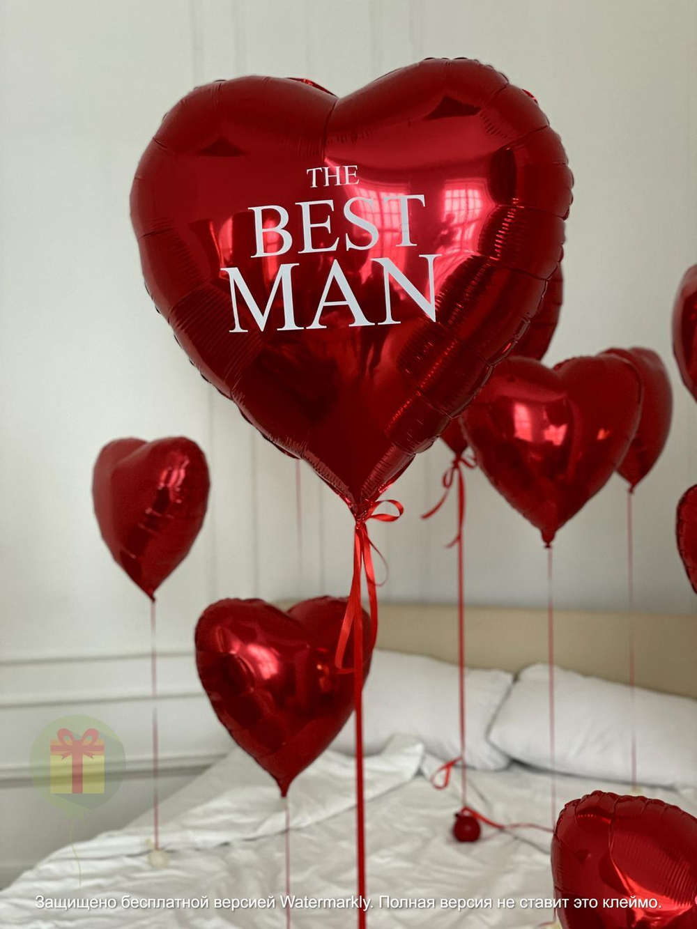 Сердце 60 см The best man