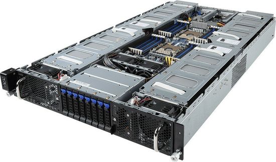 Серверы и платформы GIGABYTE Платформа Gigabyte G291-2G0 HPC Server - 2U 16 x Tesla P4 GPU Server 2 x LGA 3647 DDR4