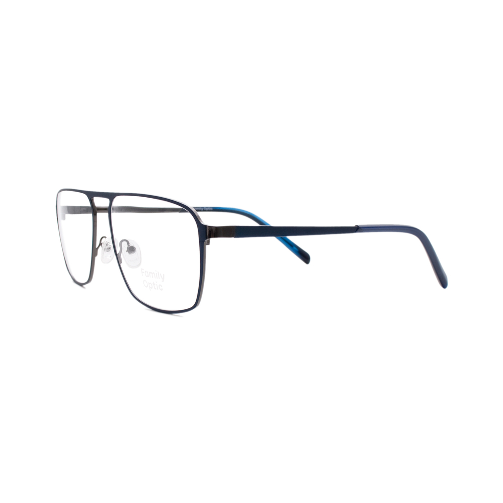 Оправа многогранник Family Optic MM4030 C1 стальная с синим